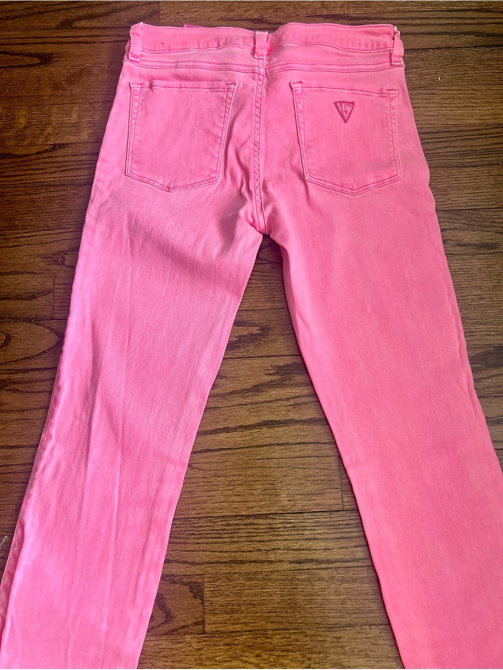Guess Pink Skinny Jeans with Back Logo - Picture 2 of 6